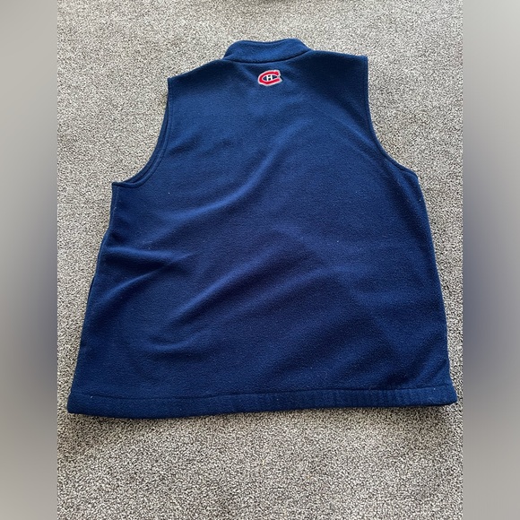 Vintage Montreal canadiens 100% polyester fleece vest - Picture 12 of 13